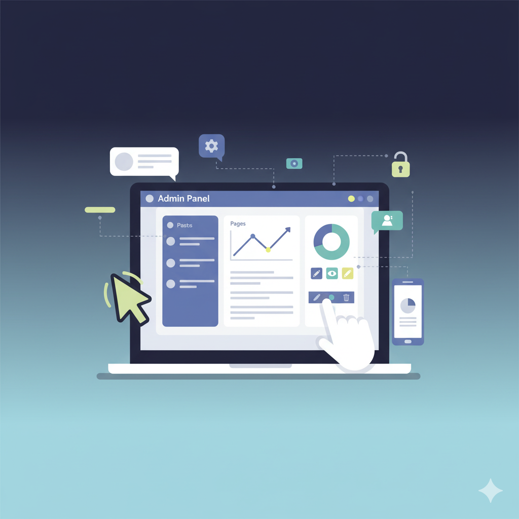 Yönetim Paneli ile Web Sitenizi Kolayca Yönetin